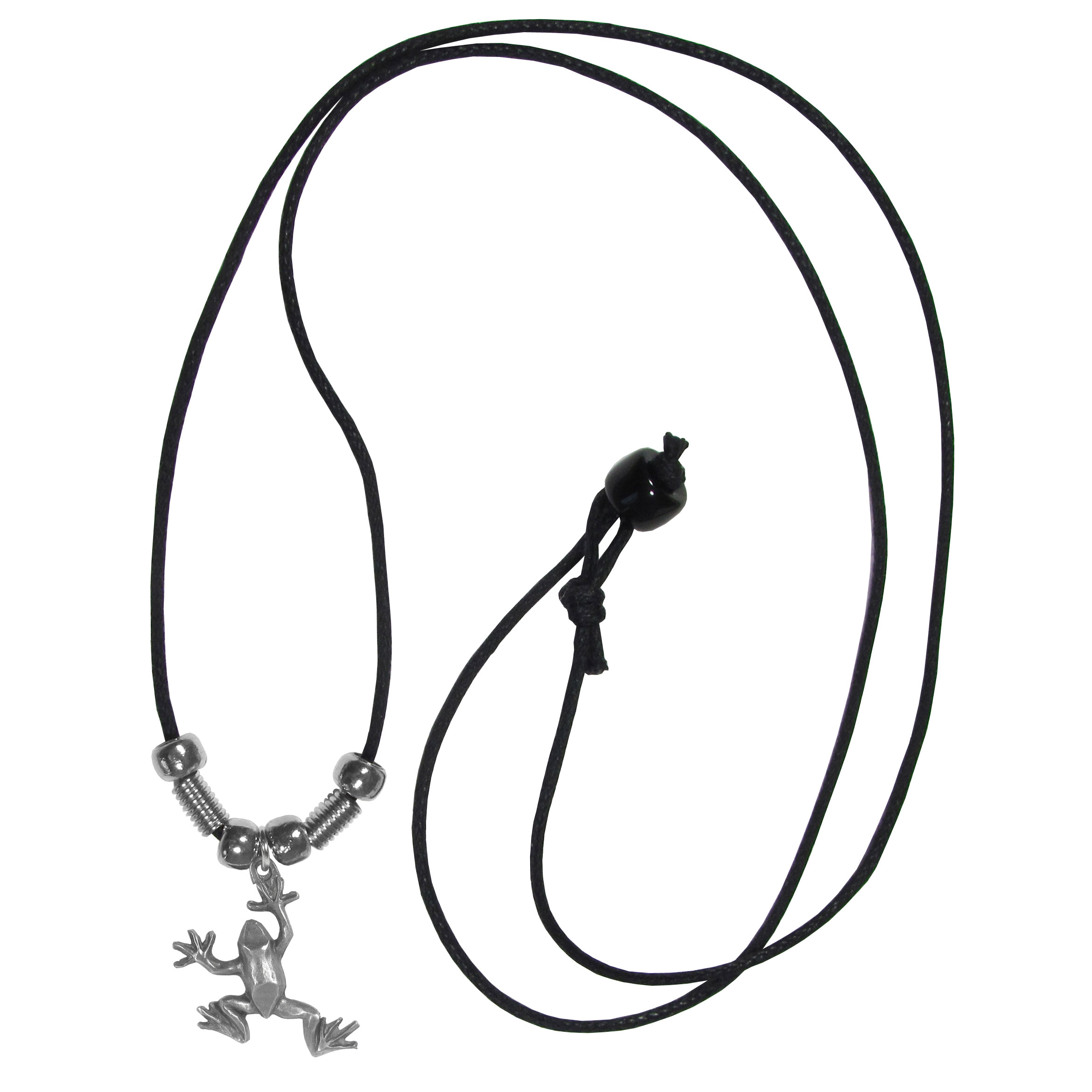 Frog Adjustable Cord Necklace